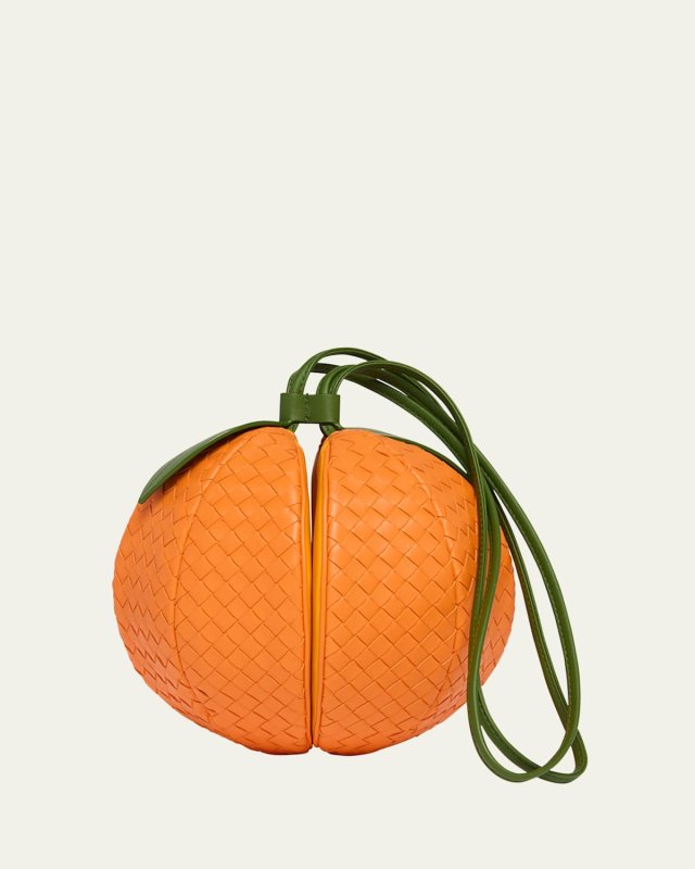 Orange Pouch Crossbody Bag